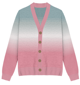 Transgender Faded Knit Cardigan