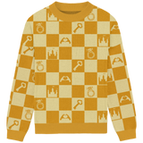 Fearless Checkered Knit Crewneck