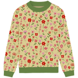 Flower Patch Knit Crewneck