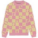 Midwest Princess Checkered Knit Crewneck