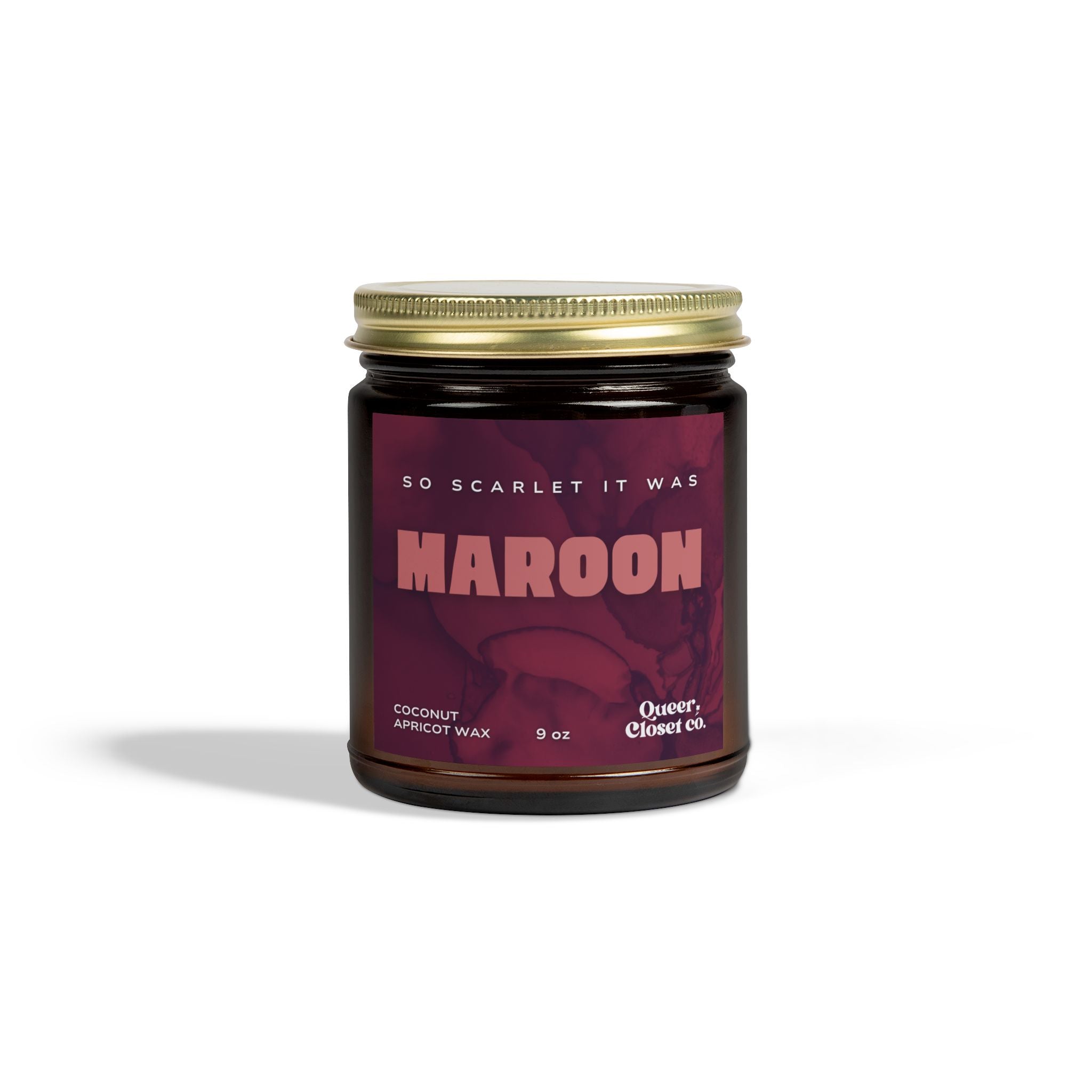 Maroon Candle