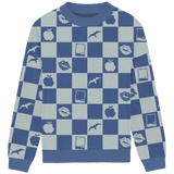 1989 Checkered Knit Crewneck