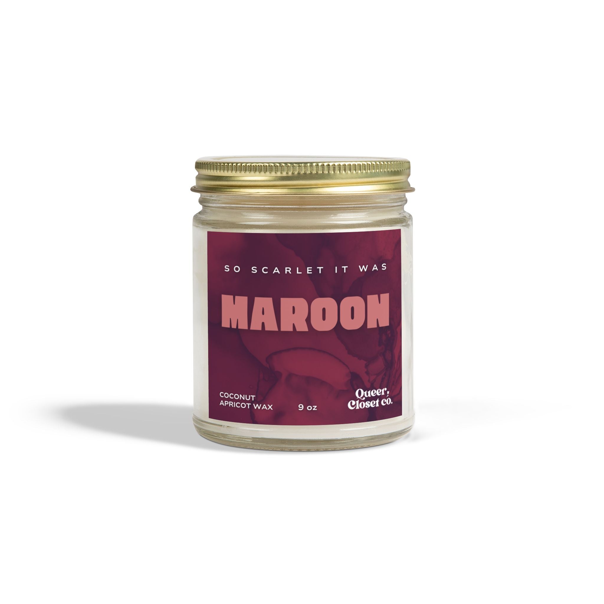 Maroon Candle