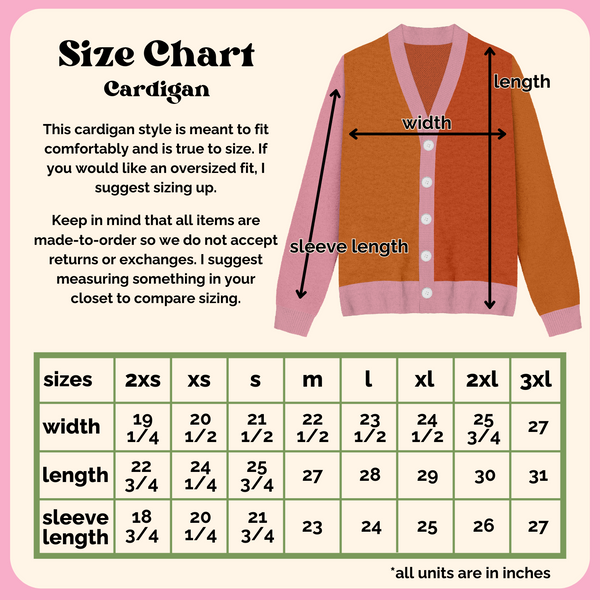 Pansexual Colorblock Knit Cardigan