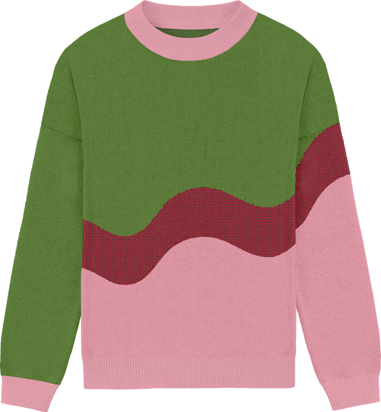 Abrosexual Squiggle Crewneck