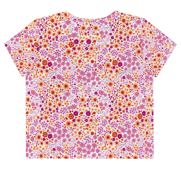 Lesbian Flowers Crop Tee