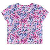 Bisexual Flowers Crop Tee