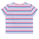 Bigender Flag Crop Tee