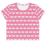 Sapphic Flag Crop Tee