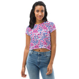 Bisexual Flowers Crop Tee