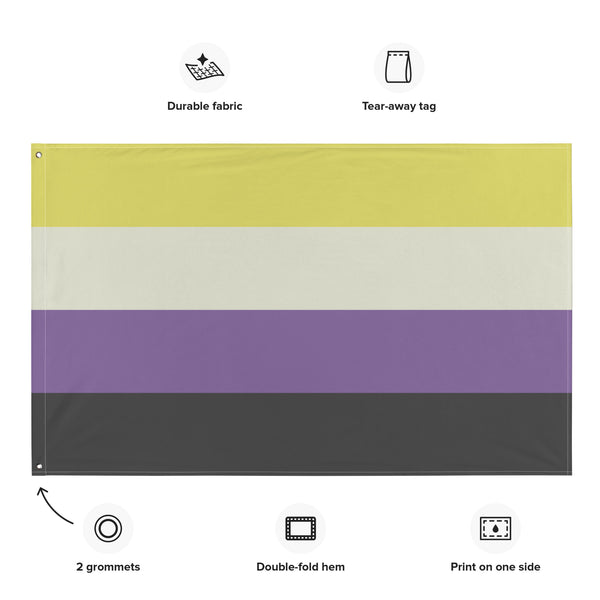 Retro Non-Binary Pride Flag