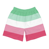 Abrosexual Flag Long Athletic Shorts