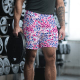 Bisexual Flowers Long Athletic Shorts