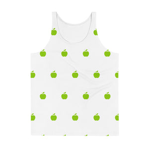 Brat Apple White Tank Top