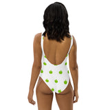 Brat Apple White One-Piece Swimsuit