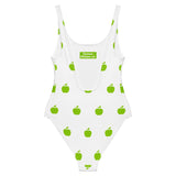 Brat Apple White One-Piece Swimsuit