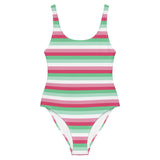 Abrosexual Flag One-Piece Swimsuit