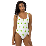 Brat Apple White One-Piece Swimsuit