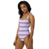 Bigender Flag One-Piece Swimsuit