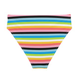 Queer Flag High-Waisted Bikini Bottom