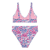 Bisexual Flowers High-Waisted Bikini