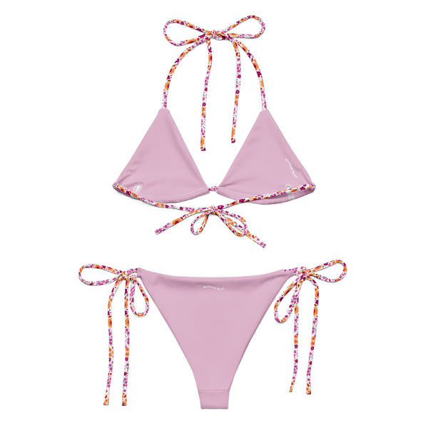 Lesbian Flowers String Bikini