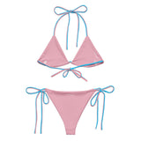 Transgender Flag String Bikini