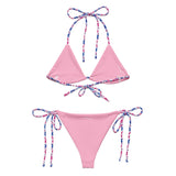 Bisexual Flowers String Bikini