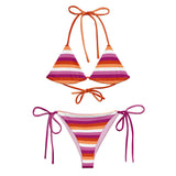 Lesbian Flag String Bikini