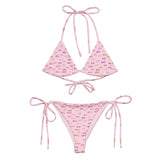 Say Gay (lesbian colors) String Bikini