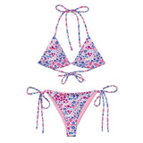 Bisexual Flowers String Bikini