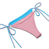 Transgender Flag String Bikini