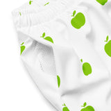 Brat Apple White Swim Trunks