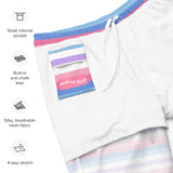 Bigender Flag Swim Trunks