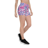 Bisexual Flowers Spandex Shorts