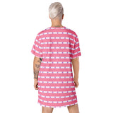 Sapphic Flag T-Shirt Dress