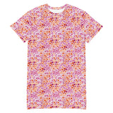 Lesbian Flowers T-Shirt Dress