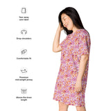 Lesbian Flowers T-Shirt Dress