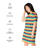 Queer Flag T-Shirt Dress