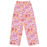 Lesbian Flowers Wide-Leg Pants