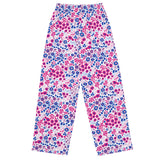 Bisexual Flowers Wide-Leg Pants