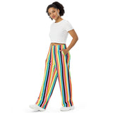 Queer Pride Flag Wide-Leg Pants