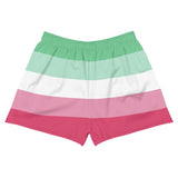 Abrosexual Flag Athletic Shorts