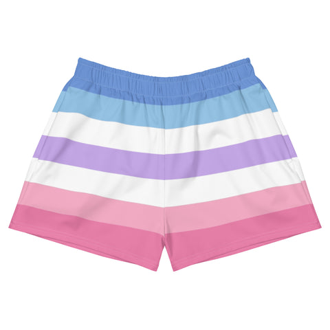 Bigender Flag Athletic Shorts