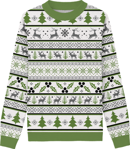 Aromantic / Agender Christmas Classic Fit Knit Crewneck