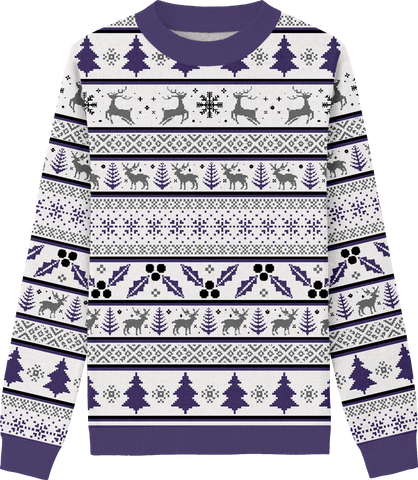 Asexual / Demisexual Christmas Classic Fit Knit Crewneck