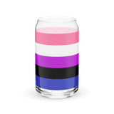 Genderfluid Can-Shaped Glass