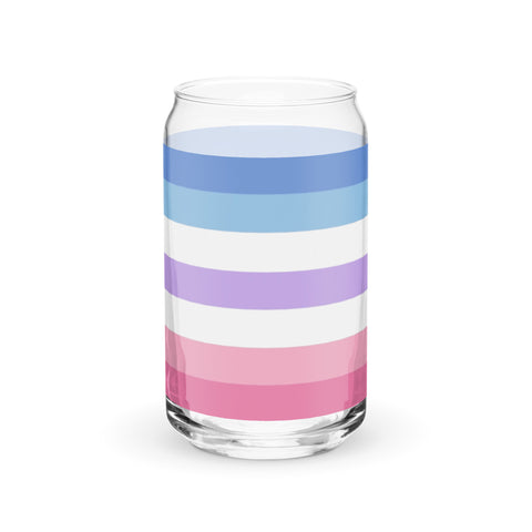 Bigender Can-Shaped Glass