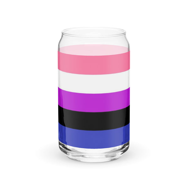 Genderfluid Can-Shaped Glass