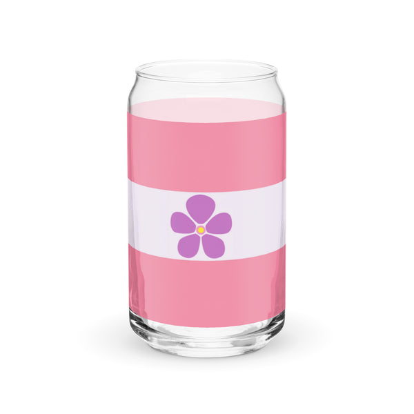 Sapphic Can-Shaped Glass